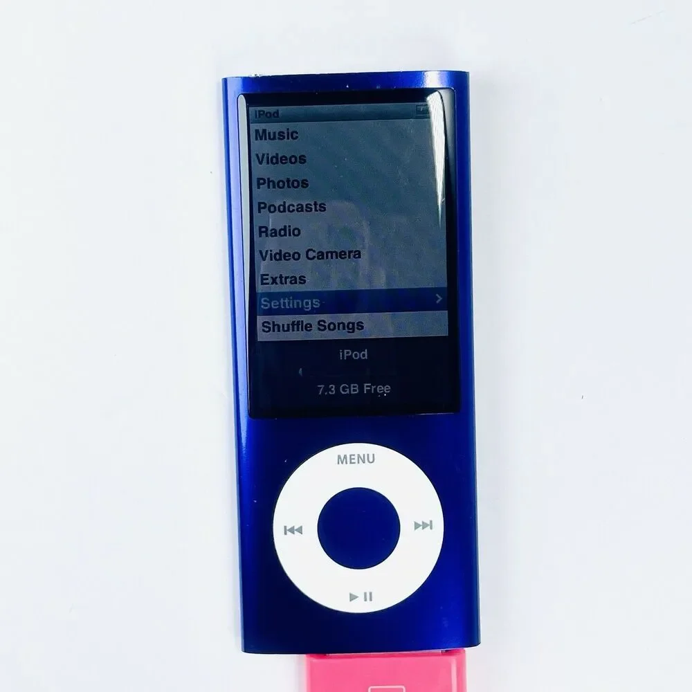 Apple iPod Nano 5th Generation 8GB Model A1320 Purple Tested - Needs Battery